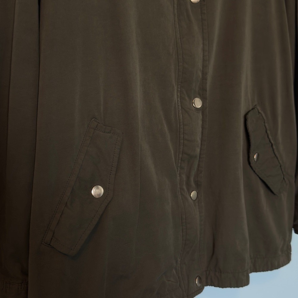 Forever 21 Dark Green Utility Jacket Size L - Picture 4 of 6
